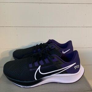 Nike Air Zoom Pegasus 38 - TCU Horned Frogs Men Sneaker DJ0855-001 Size 11